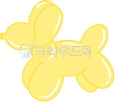 풍선, 동물모양풍선, 강아지풍선, 노란풍선, 이벤트, 사진,이미지,일러스트,캘리그라피 - hana_hm작가 크라우드픽 - 저작권 걱정 없는 상업용... 