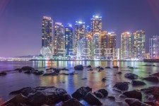 야경, 해운대, 마린시티, 더베이101, 동백섬, 사진,이미지,일러스트,캘리그라피 - 휴먼노트작가 크라우드픽 - 저작권 걱정 없는 상업용 이미지