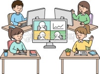 화상회의, 화상수업, 온라인수업, 인터넷수업, zoom연결, 사진,이미지,일러스트,캘리그라피 - aung92작가 크라우드픽 - 저작권 걱정 없는... 