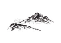 동양화, 산수화, 한국화, 먹그림, 먹, 사진,이미지,일러스트,캘리그라피 - see862작가 크라우드픽 - 저작권 걱정 없는 상업용 이미지
