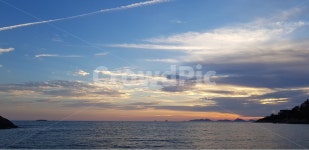 바다, 하늘, 구름, 바닷가, 석양, 사진,이미지,일러스트,캘리그라피 - 가장자리별작가 크라우드픽 - 저작권 걱정 없는 상업용 이미지