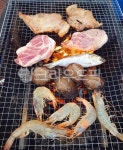 돼지고기, 육류, 숯불구이, 숯불, 구이, 사진,이미지,일러스트,캘리그라피 - 먹방작가 크라우드픽 - 저작권 걱정 없는 상업용 이미지