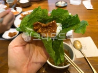 제육볶음, 상추쌈, 상추, 돼지고기, 볶음, 사진,이미지,일러스트,캘리그라피 - 애롱작가 크라우드픽 - 저작권 걱정 없는 상업용 이미지