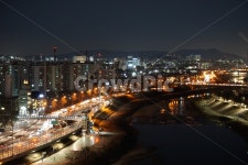 야경, 강, 중랑천, 동부간선도로, 뚝방길, 사진,이미지,일러스트,캘리그라피 - Nspfqjf022작가 크라우드픽 - 저작권 걱정 없는 상업용 이미지