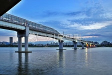 당산철교, 한강다리, 한강, 한강풍경, 강, 사진,이미지,일러스트,캘리그라피 - Deep bLUE작가 크라우드픽 - 저작권 걱정 없는 상업용 이미지