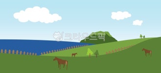 제주도, 산방산, 초원, 목장, 제주도목장, 사진,이미지,일러스트,캘리그라피 - Lalaa작가 크라우드픽 - 저작권 걱정 없는 상업용 이미지