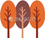 나무, 나무일러스트, 가을, 가을나무, 단풍, 사진,이미지,일러스트,캘리그라피 - hh1ee작가 크라우드픽 - 저작권 걱정 없는 상업용 이미지