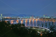 성산대교, 한강다리, 여의도, 한강, 하늘공원, 사진,이미지,일러스트,캘리그라피 - Deep bLUE작가 크라우드픽 - 저작권 걱정 없는 상업용 이미지