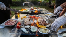 바베큐, bbq, 고기, 숯불, 캠핑, 사진,이미지,일러스트,캘리그라피 - N7337lsj작가 크라우드픽 - 저작권 걱정 없는 상업용 이미지