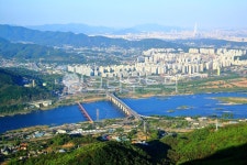 하늘, 자연, 팔당대교, 물, 예봉산, 사진,이미지,일러스트,캘리그라피 - 가는세월작가 크라우드픽 - 저작권 걱정 없는 상업용 이미지