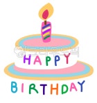 케이크, 생일케이크, 해피버스데이케이크, 2단케이크, cake, 사진,이미지,일러스트,캘리그라피 - 포레스트클로버작가 크라우드픽 - 저작권 걱정... 