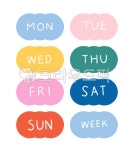 요일, 영어요일, 일주일, monday, tuesday, 사진,이미지,일러스트,캘리그라피 - olivegreen작가 크라우드픽 - 저작권 걱정 없는 상업용 이미지