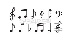 음악, 악보, 음표, 높은음자리표, music, 사진,이미지,일러스트,캘리그라피 - SHINDI작가 크라우드픽 - 저작권 걱정 없는 상업용 이미지