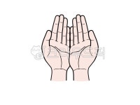 손, 손일러스트, 손모으기, 손모으는일러스트, 두손모으기, 사진,이미지,일러스트,캘리그라피 - bh0905작가 크라우드픽 - 저작권 걱정 없는... 
