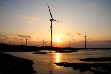 제주, 신창풍차해안도로, 노을, 해안도로, 바다, 사진,이미지,일러스트,캘리그라피 - ypoong32작가 크라우드픽 - 저작권 걱정 없는 상업용 이미지