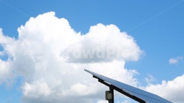 구름, 하늘, 맑은, 뭉개구름, 태양광패널, 사진,이미지,일러스트,캘리그라피 - LifeStudio작가 크라우드픽 - 저작권 걱정 없는 상업용 이미지