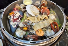 조개, 해물, 조개찜, 술안주, 모듬조개찜, 사진,이미지,일러스트,캘리그라피 - 라푼정작가 크라우드픽 - 저작권 걱정 없는 상업용 이미지