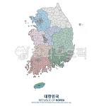 전국지도, 남한, 한국, 강원도, 수도권, 사진,이미지,일러스트,캘리그라피 - tunasalmon작가 크라우드픽 - 저작권 걱정 없는 상업용 이미지