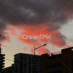 노을, 붉은노을, 하늘, 구름, 가로등, 사진,이미지,일러스트,캘리그라피 - 노구작가 크라우드픽 - 저작권 걱정 없는 상업용 이미지