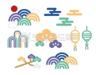 전통, 전통문양, 명절아이콘, 명절문양, 한국문양, 사진,이미지,일러스트,캘리그라피 - 담소 디자인작가 크라우드픽 - 저작권 걱정 없는 상업용... 