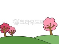 공원, 벚꽃나무누끼, 어린이집활용그림, 나무동산, 나무동산누끼, 사진,이미지,일러스트,캘리그라피 - 베리s2작가 크라우드픽 - 저작권 걱정 없는... 