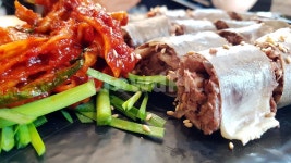 순대, 전통순대, 보쌈무, 부추, 먹거리, 사진,이미지,일러스트,캘리그라피 - Jeenong작가 크라우드픽 - 저작권 걱정 없는 상업용 이미지