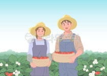 팜스테이, 농촌, 봄, 아침, 과수원, 사진,이미지,일러스트,캘리그라피 - 냥마스터작가 크라우드픽 - 저작권 걱정 없는 상업용 이미지