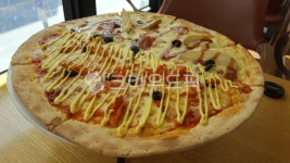 food, 음식, 피자, 하프앤하프, 포테이토피자, 사진,이미지,일러스트,캘리그라피 - 피아노허니작가 크라우드픽 - 저작권 걱정 없는 상업용 이미지