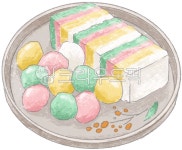 명절, 전통, 한국, 떡, 무지개, 사진,이미지,일러스트,캘리그라피 - pacha작가 크라우드픽 - 저작권 걱정 없는 상업용 이미지