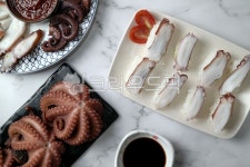 돌문어, 문어, 문어회, 숙회, 요리, 사진,이미지,일러스트,캘리그라피 - 인동초작가 크라우드픽 - 저작권 걱정 없는 상업용 이미지