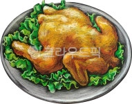 닭, 통닭, 통닭구이, 구운닭, roast, 사진,이미지,일러스트,캘리그라피 - 초현작가 크라우드픽 - 저작권 걱정 없는 상업용 이미지