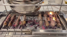 양꼬치구이, 양고기, 꼬치, 구이, 숯불, 사진,이미지,일러스트,캘리그라피 - 오키몽작가 크라우드픽 - 저작권 걱정 없는 상업용 이미지
