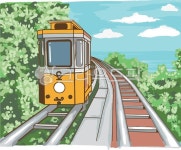 해운대, 부산, 블루라인파크, 경치, 자연, 사진,이미지,일러스트,캘리그라피 - moomooIllust작가 크라우드픽 - 저작권 걱정 없는 상업용 이미지