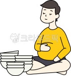 대식가, 먹방, 먹다, 식사, 배부르다, 사진,이미지,일러스트,캘리그라피 - ayoung50작가 크라우드픽 - 저작권 걱정 없는 상업용 이미지