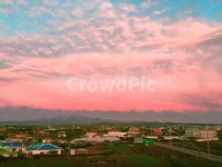 풍경, 하늘, 구름, 노을, 핑크, 사진,이미지,일러스트,캘리그라피 - 수지연원작가 크라우드픽 - 저작권 걱정 없는 상업용 이미지