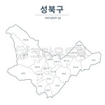 서울시성북구, 지도, 맵, 서울시, 서울시구별지도, 사진,이미지,일러스트,캘리그라피 - tunasalmon작가 크라우드픽 - 저작권 걱정 없는 상업용... 