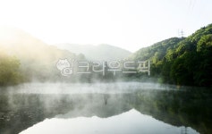 호수, 저수지, 세량지, 세량제, 안개, 사진,이미지,일러스트,캘리그라피 - 서은작가 크라우드픽 - 저작권 걱정 없는 상업용 이미지