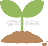 봄, 새싹, 텃밭, 일러스트, 귀여운, 사진,이미지,일러스트,캘리그라피 - monuuu작가 크라우드픽 - 저작권 걱정 없는 상업용 이미지