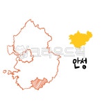 안성지도, 경기도지도, 경기도안성, 안성그림, 지도, 사진,이미지,일러스트,캘리그라피 - Nrhdcor1050작가 크라우드픽 - 저작권 걱정 없는... 