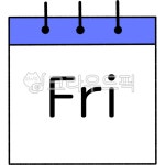 요일, 달력, 일주일, 금, 금요일, 사진,이미지,일러스트,캘리그라피 - 아임꼬뜨작가 크라우드픽 - 저작권 걱정 없는 상업용 이미지