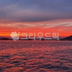바다, 석양, 노을, 붉은노을, 풍경, 사진,이미지,일러스트,캘리그라피 - 몽마르지작가 크라우드픽 - 저작권 걱정 없는 상업용 이미지