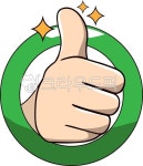 엄지척, 따봉, 엄지척손모양, 강추, 추천, 사진,이미지,일러스트,캘리그라피 - 구뜨럭작가 크라우드픽 - 저작권 걱정 없는 상업용 이미지