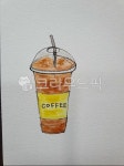 커피, 아이스커피, 드로잉, 일러스트, 스케치, 사진,이미지,일러스트,캘리그라피 - 예진캘리작가 크라우드픽 - 저작권 걱정 없는 상업용 이미지