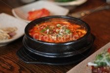 순두부찌개, 순두부, 찌개, 국, 뚝배기, 사진,이미지,일러스트,캘리그라피 - Nmxs1104작가 크라우드픽 - 저작권 걱정 없는 상업용 이미지