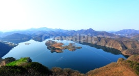 옥정호, 섬, 호수, 인공호수, 물, 사진,이미지,일러스트,캘리그라피 - 가는세월작가 크라우드픽 - 저작권 걱정 없는 상업용 이미지