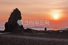 바다, 석양, 일몰, 제부도, 제부도낙조, 사진,이미지,일러스트,캘리그라피 - 나그네길작가 크라우드픽 - 저작권 걱정 없는 상업용 이미지