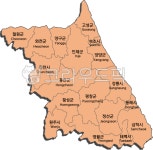 map, 지도, 강원도, 강원도행정구역, 강원도일러스트, 사진,이미지,일러스트,캘리그라피 - Ntaeyeong1030작가 크라우드픽 - 저작권 걱정 없는... 