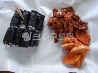 충무김밥, 김밥, 석박지, 어묵무침, 통영음식, 사진,이미지,일러스트,캘리그라피 - wonderJ작가 크라우드픽 - 저작권 걱정 없는 상업용 이미지