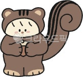 가을, 다람쥐, 도토리, 캐릭터, 다람쥐캐릭터, 사진,이미지,일러스트,캘리그라피 - 이미남작가 크라우드픽 - 저작권 걱정 없는 상업용 이미지