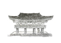 기와, 옛날문, 조선시대건축, 기와일러스트, 기와집, 사진,이미지,일러스트,캘리그라피 - see862작가 크라우드픽 - 저작권 걱정 없는 상업용 이미지